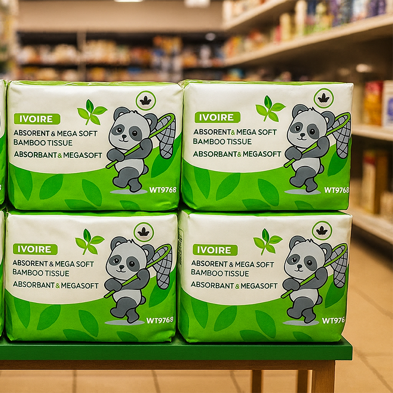 Papier toilette ultra doux 2 plis – 24 rouleaux = 48 rouleaux – 300 feuilles par rouleau | Confort premium et grande capacité