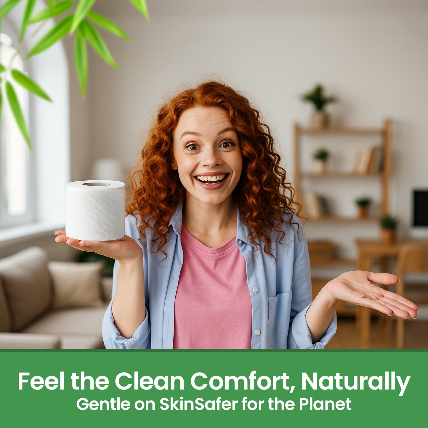 Papier toilette ultra doux 2 plis – 24 rouleaux = 48 rouleaux – 300 feuilles par rouleau | Confort premium et grande capacité