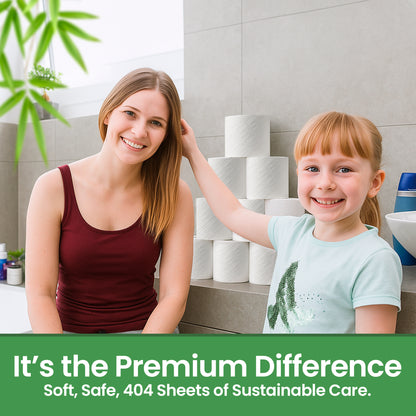 Papier toilette ultra doux 2 plis – 24 rouleaux = 48 rouleaux – 300 feuilles par rouleau | Confort premium et grande capacité