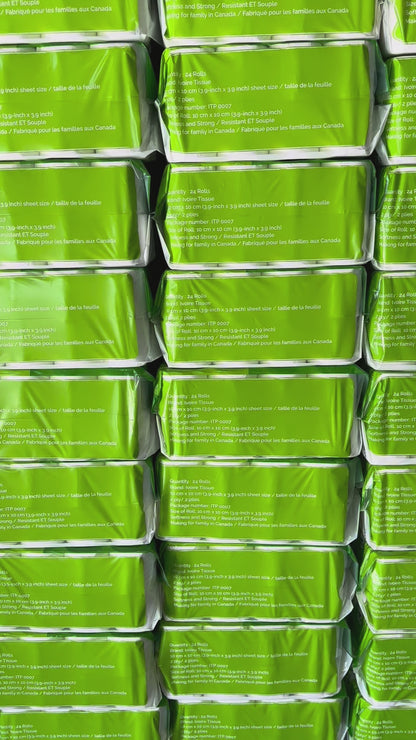 Papier toilette ultra doux 2 plis – 24 rouleaux = 48 rouleaux – 300 feuilles par rouleau | Confort premium et grande capacité